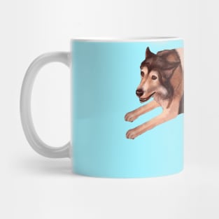 Adopted Husky Dog Mix Mug